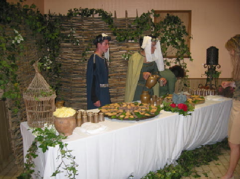 boisson et plats du moyen age